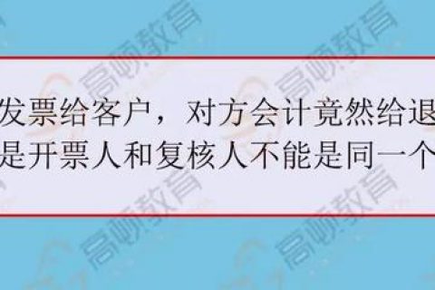 拉萨开发票，开票人、复核人必须不是同一个人吗？