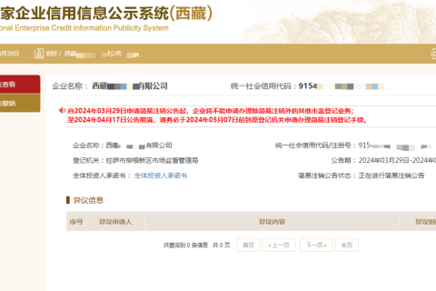 西藏拉萨公司，2024年最新简易注销流程、常见问题