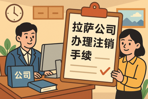 公司不经营了，怎么在拉萨办理注销手续？